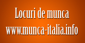 Locuri de munca in Italia