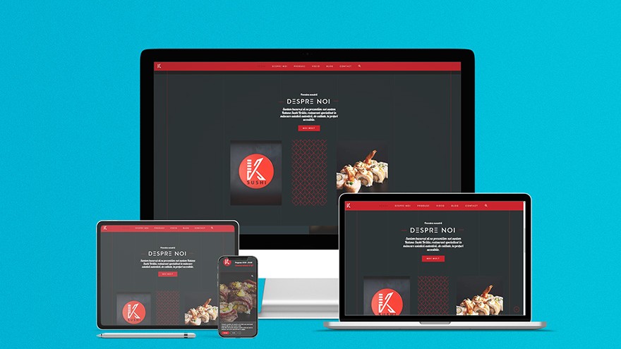 Katana Sushi mockup