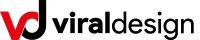 viral design logo
