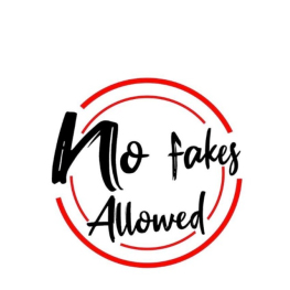 no fakes allowed logo